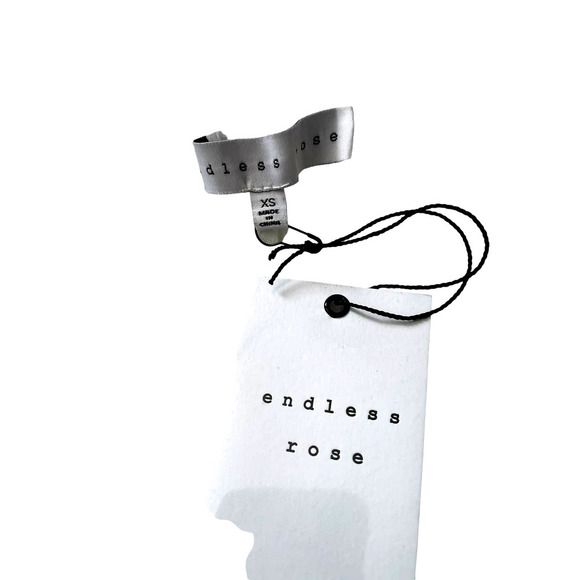 NWT Endless Rose White and Gold OFF SHOULDER Dress SZ XS - Picture 8 of 8